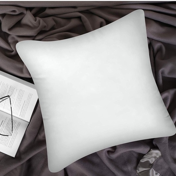 Throw Pillows Insert (Pack of 2, White) - 18 x 18” - Picture 4 of 6